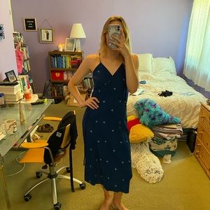 Blue Universal Thread Wrap Dress